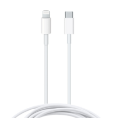 Apple 原廠 USB-C-Lightning 連接線 A2441, 2m, 1盒, 白色