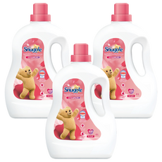 Snuggle 熊寶貝 超濃縮衣物柔軟精 花香, 4L, 3個