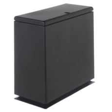 Naturean 一鍵式現代室內回收站, 黑色, 1個