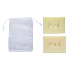 Sophie Savon 蘇菲皂 純露香氛體驗組合 體驗皂2顆 + 網袋 玫瑰 + 薰衣草, 2個, 50g