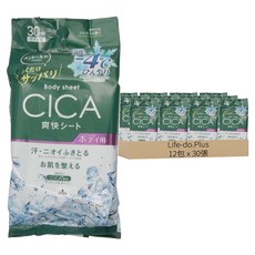 Life-do.Plus 超爽快濕紙巾身體用 積雪草薄荷柑橘香 30張, 1袋