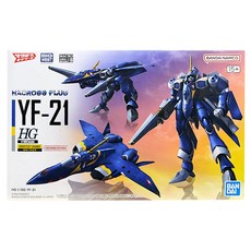 BANDAI 1/100 HG 超時空要塞 MACROSS PLUS YF 21 組裝模型, 1個