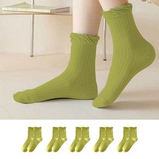 이츠굿텐 아이스크림 데일리 골지 양말 5켤레 세트