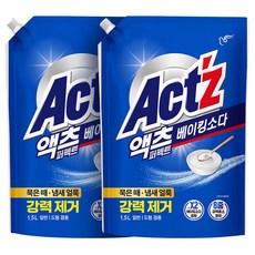 Act'z 完美小蘇打液體洗滌劑補充裝, 1.5L, 2個