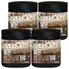 조은약초 프리미엄 볶은 흰강낭콩 가루, 4개, 300g