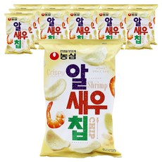 농심 알새우칩, 68g, 12개