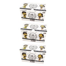 貝貝佳小超人三層口罩 OZ-防甲醛 防塵 細菌防護 獨立包裝 小臉大人/大童適用, 黑色, 50片, 3盒