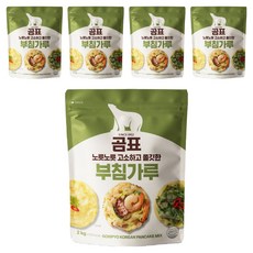 곰표 노릇노릇 고소하고 쫄깃한 부침가루, 2kg, 5개