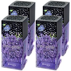 에어후레쉬 젤로포트 방향제 본품, 120g, 4개, 아로마 라벤더