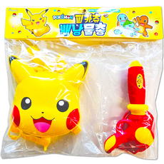 PoKeMoN 寶可夢 皮卡丘背包+水槍, 混色