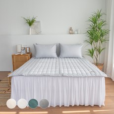 Yesbedding 韓國產純優質有機棉床墊, 灰色