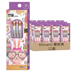 Monami Monige 鉛筆5支組, B, 12盒