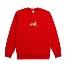 JB Fashion 男女通用柯基大學T