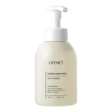 LIFENET 泡泡洗手慕斯 嬰兒爽身粉香, 500ml, 1瓶