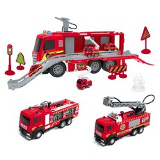 大型消防車玩具組, 混色