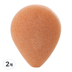 I'm Konjac 洗臉用海綿 小, 黃土, 2個