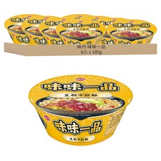 味丹 味味一品 皇朝牛筋麵 185g, 8入