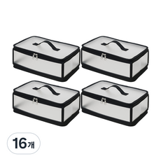 노바리빙 ONNI 리빙 수납박스 XS 6.8L, 블랙, 16개