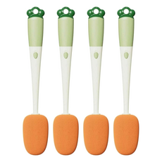 y538胡蘿蔔長柄杯刷, 白玉蘿蔔, 4個