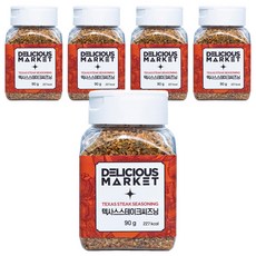 딜리셔스마켓 텍사스 스테이크 시즈닝, 90g, 5개
