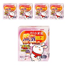 澤谷小米兔 蒸氣眼罩 玫瑰香氛, 5片, 5盒