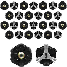 T-YOND 高爾夫球鞋釘 一般螺絲型, 混合色, 28個