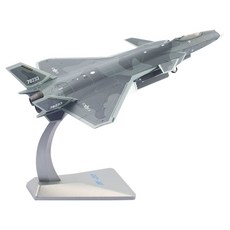 에어포스1 청두 J-20 중국 스텔스 전투기 다이캐스트 1/72 AFO702982, 혼합색상, 1개