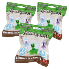 마인크래프트 워터볼 키링 게임피규어 랜덤발송, 3개