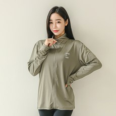 튜브트리 여성용 루즈핏 집업래쉬가드 상의 B8205