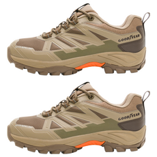 GOODYEAR 固特異 男低筒防水戶外鞋 GAMO33411 棕色, 27.5cm