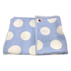 星紅織品 點點刺繡小瓢蟲浴巾, 藍色, 1條