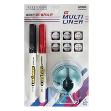 高爾夫球推桿線 3D 多球襯墊套裝, 1套, 薄荷珍珠+啞光（球內襯）