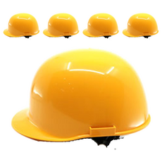 韓星安全 超輕量高級型安全帽 旋鈕式自動 HS-A904c, 黃色, 5個