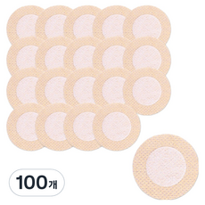 KELBON 男性專用隱形胸貼 膚色, 100個