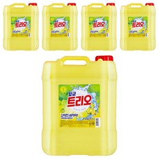 Trio 蔬果碗盤洗潔精, 14kg, 5桶