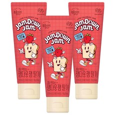 Bokumjari 不沾手軟管低卡草莓果醬, 3條, 100g