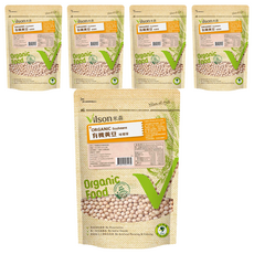 Vilson 米森有機 100%有機黃豆 不使用農藥、化學肥料及任何人工添加物, 450g, 5包