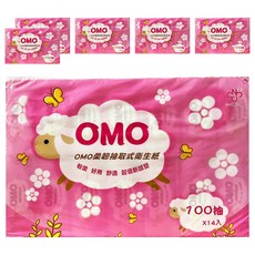 OMO 抽取式衛生紙 100張, 14個裝, 6組