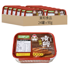 東和食品 How Mama 無添加燒鰻 罐頭, 90g, 24罐