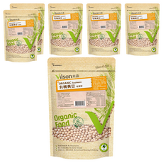 Vilson 米森有機 100%有機黃豆 不使用農藥、化學肥料及任何人工添加物, 450g, 6包