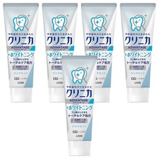 LION 獅王 固齒佳酵素極致亮白牙膏, 雙重淨色因子, 日本先進酵素配方, 130g, 5條