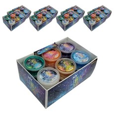 1000 我的宇宙史萊姆 6種套組, 9套, 紫色, 藍色, 綠色, 黃色, 粉紅色, 白色