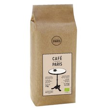 巴黎咖啡城烘焙咖啡豆, 1個, 1kg, 未研磨