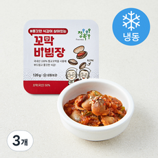 정옥 꼬막비빔장 (냉동), 120g, 3개