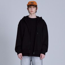 BASIC HOUSE 男女通用基本款連帽拉鍊外套 LAJP7101