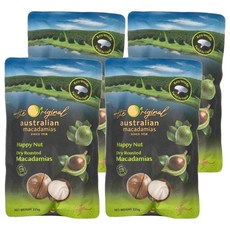 Macadamias Australia 頂級帶殼夏威夷果 原味 225g, 4包