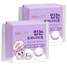 Air QUEEN 夜用褲型衛生棉, M(90~100cm), 4片, 2包