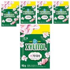 해태제과 자일리톨 아카시아 껌, 90g, 6개