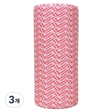 셉티크 재사용 키친타올 롤형 행주 빨강 21 x 30 cm, 3개, 50개입