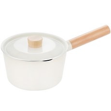 QUEEN SENSE Bongbong系列 單柄湯鍋, 17cm, Cream, 1個